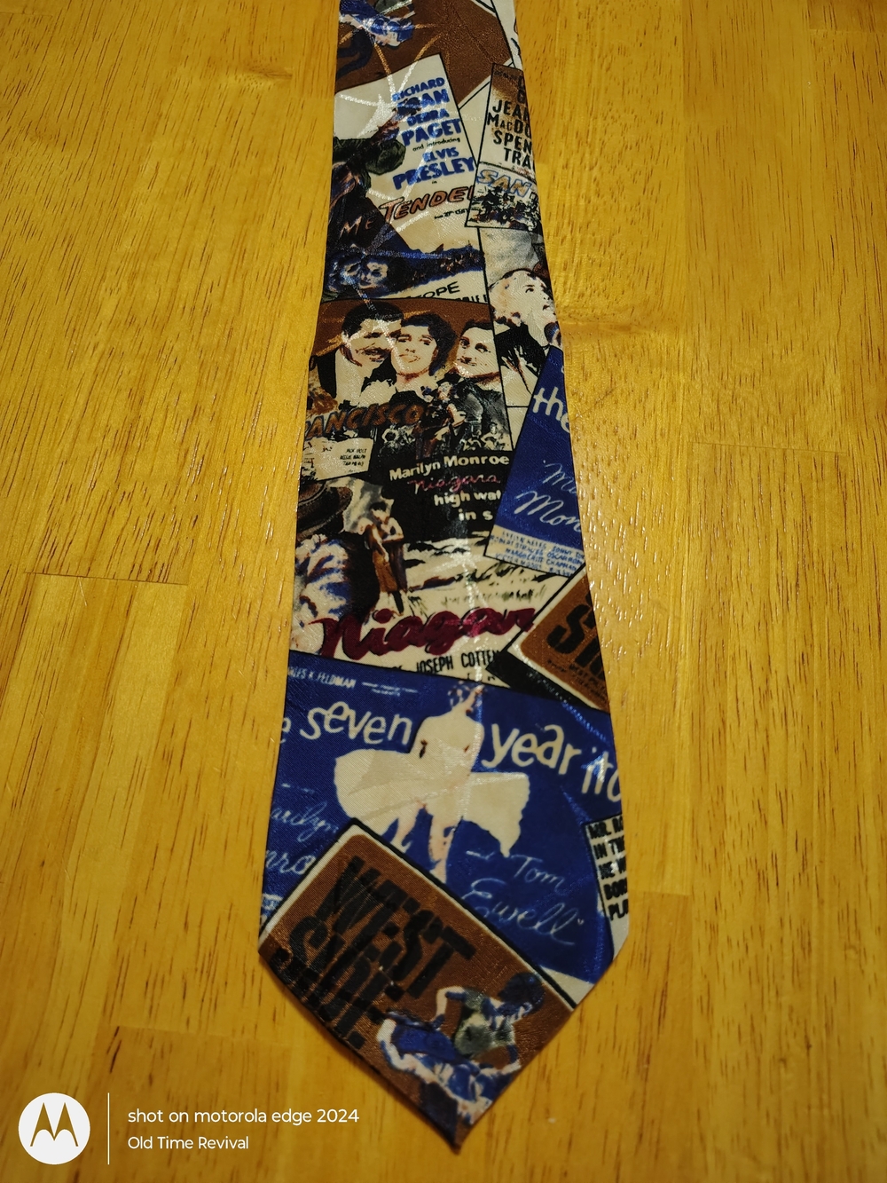 Vintage Marilyn Monroe Tie Envoy Limited Edition Old Hollywood Movie Memorabilia